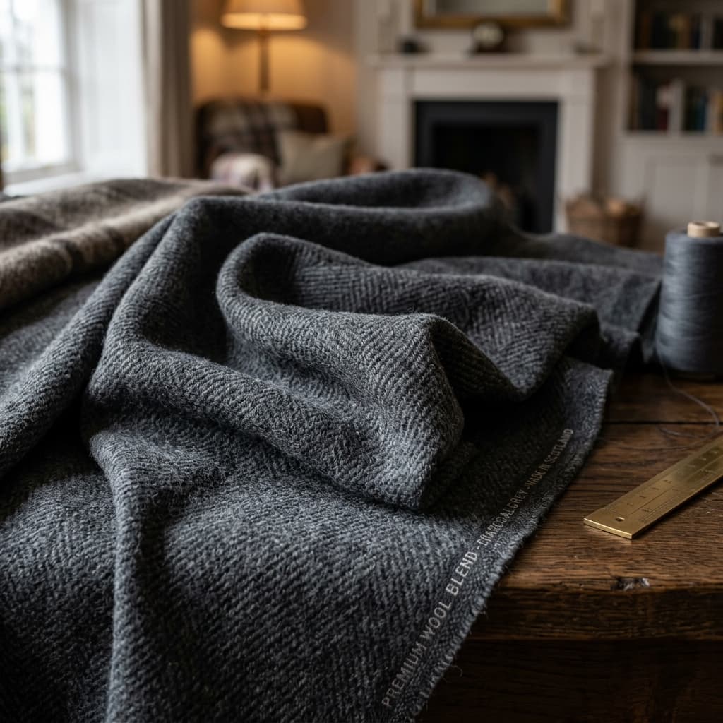 Burgundy Wool Blend